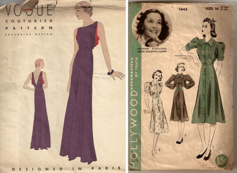 vintage sewing patterns