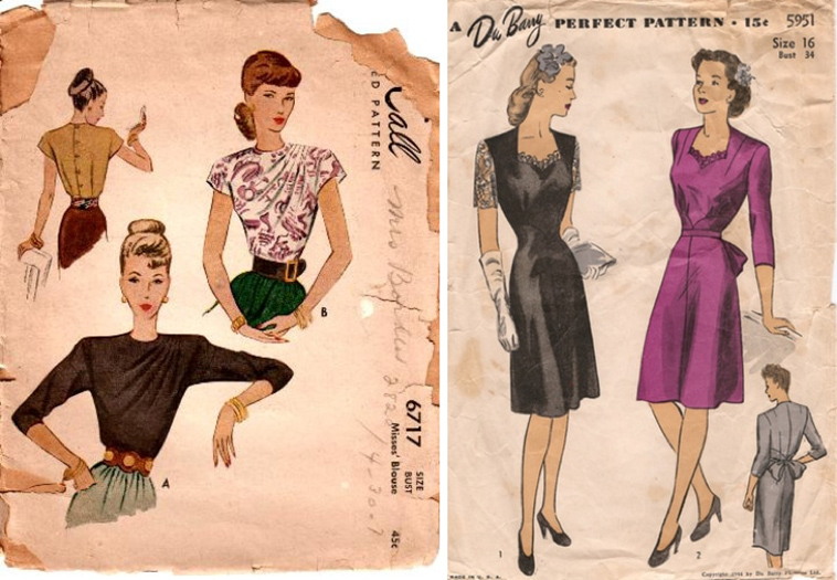 vintage sewing patterns