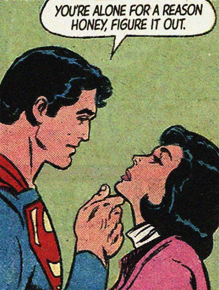 Vintage Comics Mashed With Disappointing Modern Love