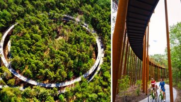 Spiraled-Bike-Path-in-Belgium