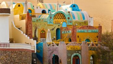 Aswan Nubian colorful house