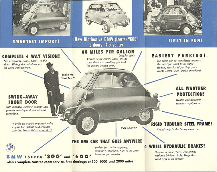 bmw isetta mini car