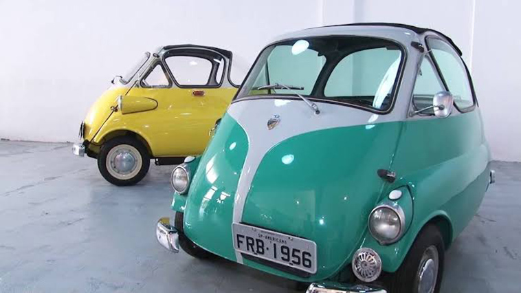 romi isetta brazil green yellow minicar