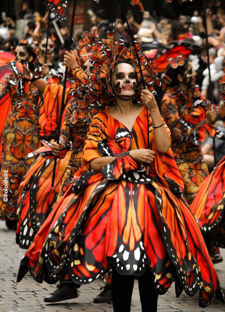 dazzling costumes from day of the dead