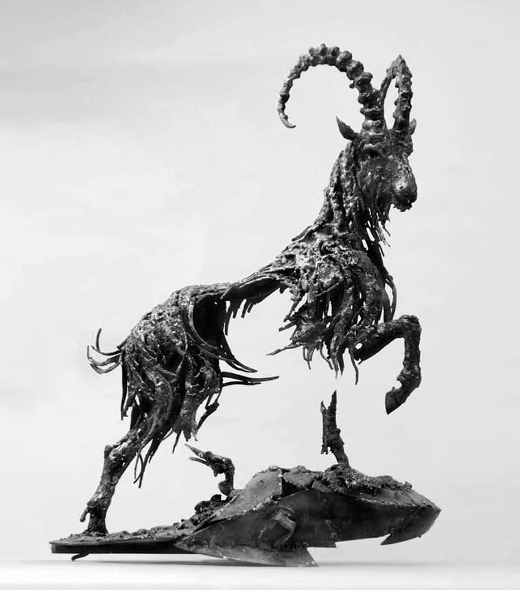 steampunk animal sculpture