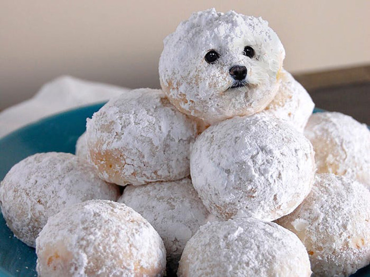 fluffy doughnuts