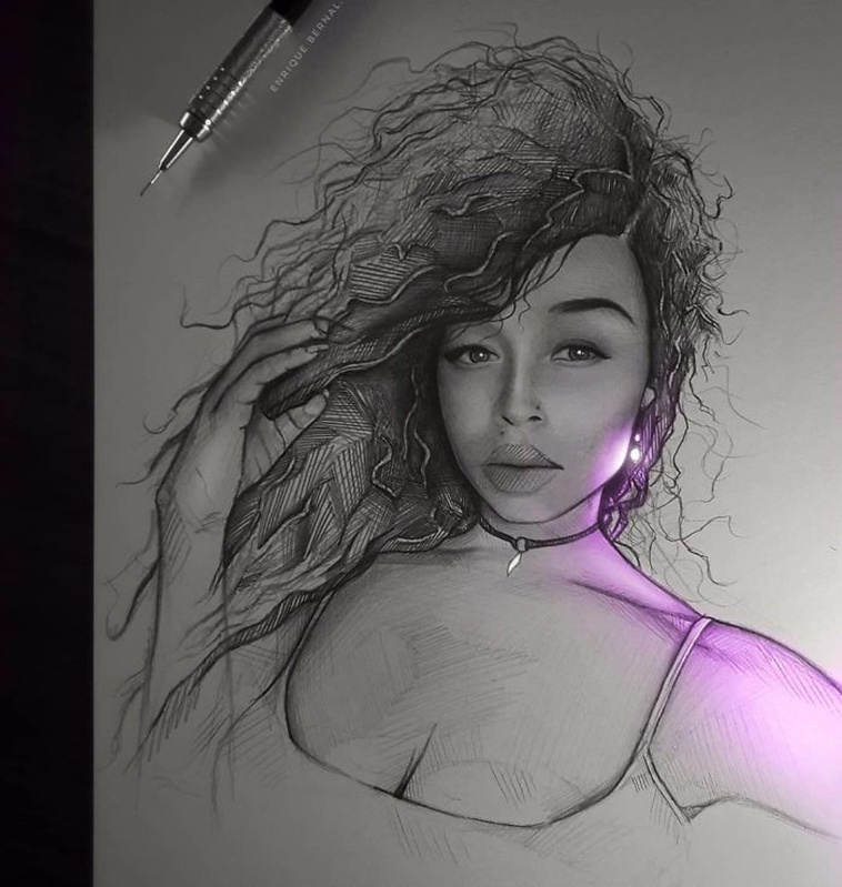 girl drawing