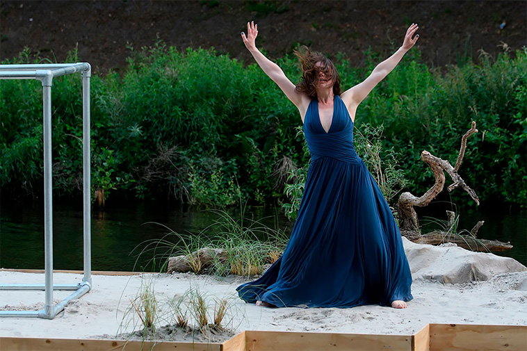 dancing woman