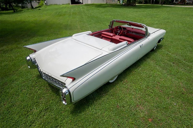 white Cadillac 