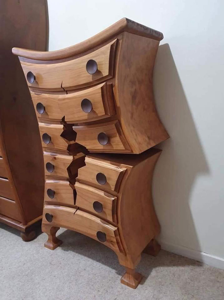 Retired Cabinet Maker Creates Weird Furniture That Belongs In Disney Movies