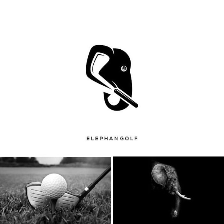 pairs of things to create clever logos