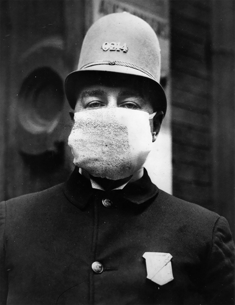 1918 Spanish Flu mask