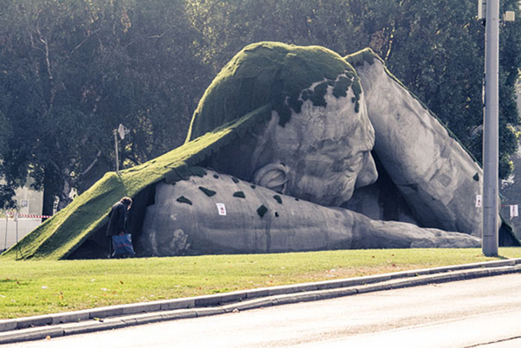 Giant Sculpture in Budapest