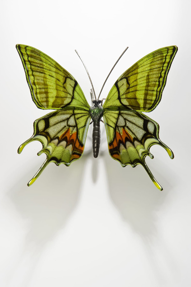butterfly glass sculptures