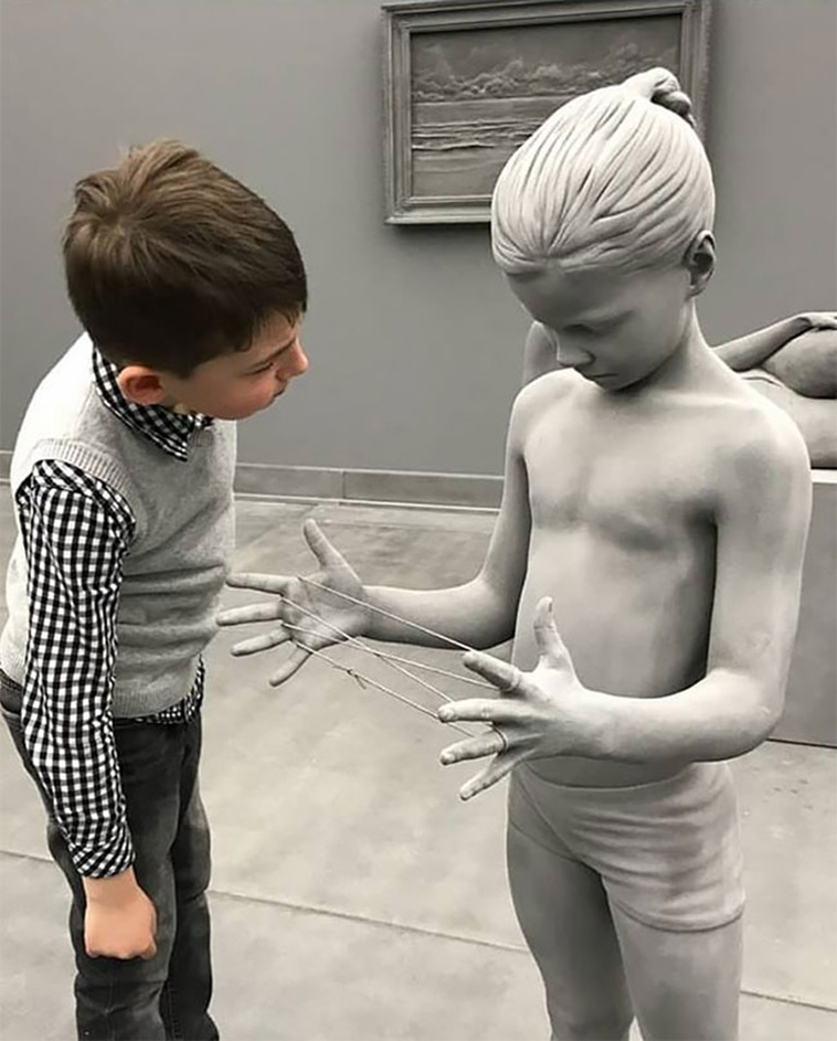  life-size sculpture