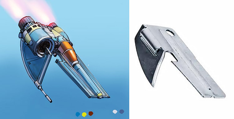 objects transform spaceships