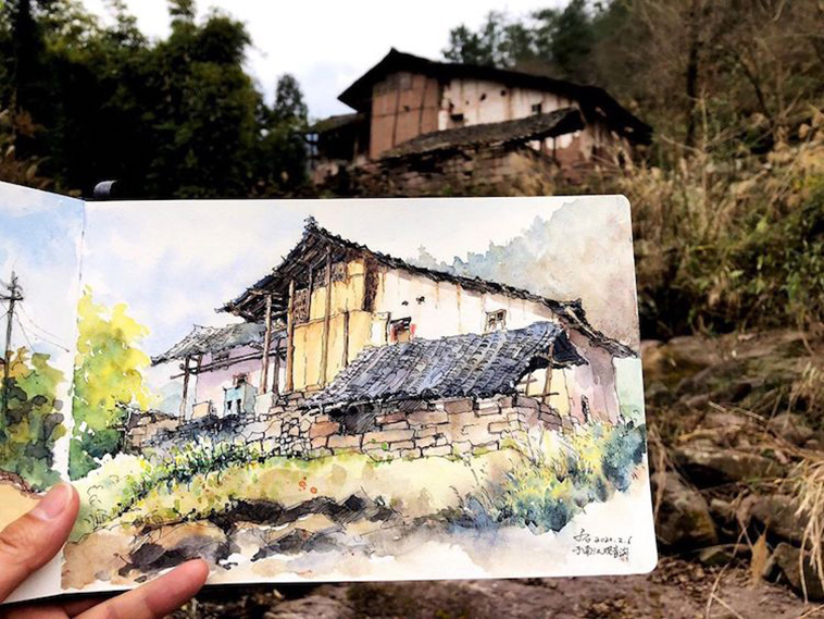watercolor painting