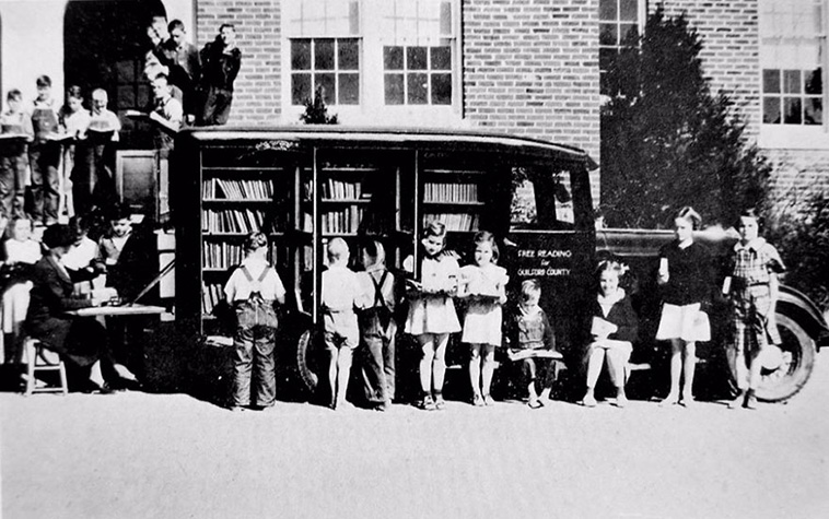 bookmobile library on wheels