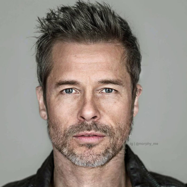 two celebrities faces
