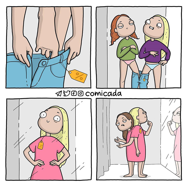 illustrations girl problems