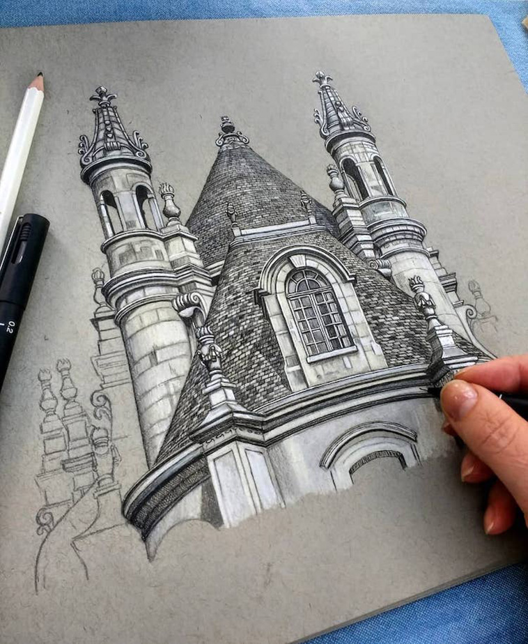detailed architectural drawings