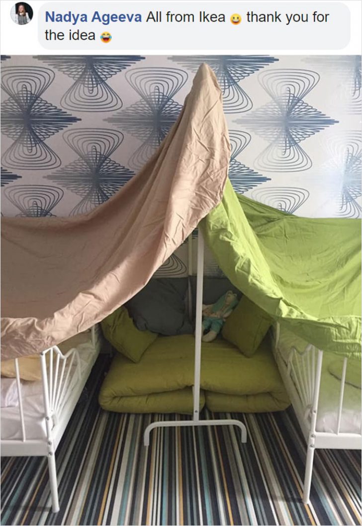IKEA Shares How To Make Furniture Forts and Tents