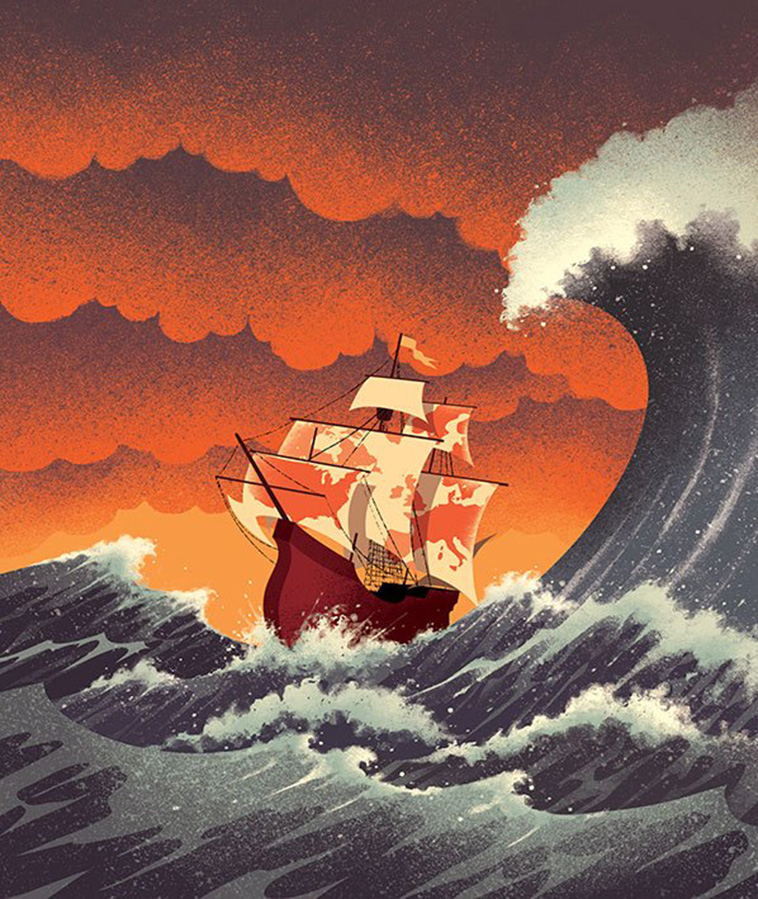 modern world caricatures