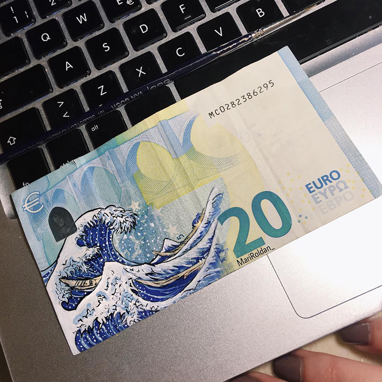 european banknotes art