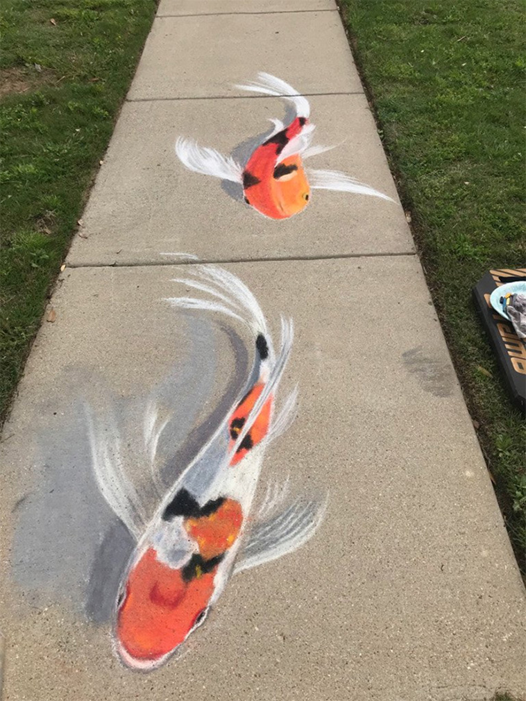 3D Chalk Art