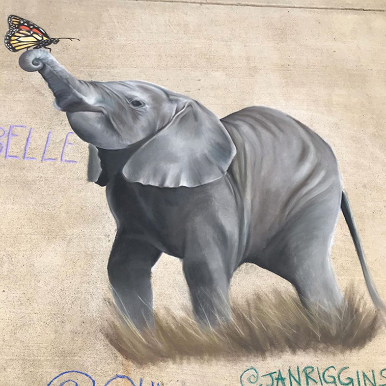 3D Chalk Art