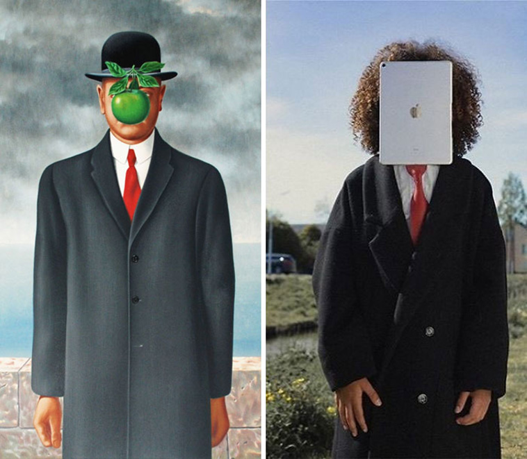 people are recreating paintings