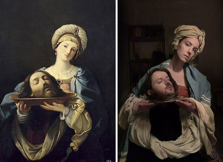 people are recreating paintings