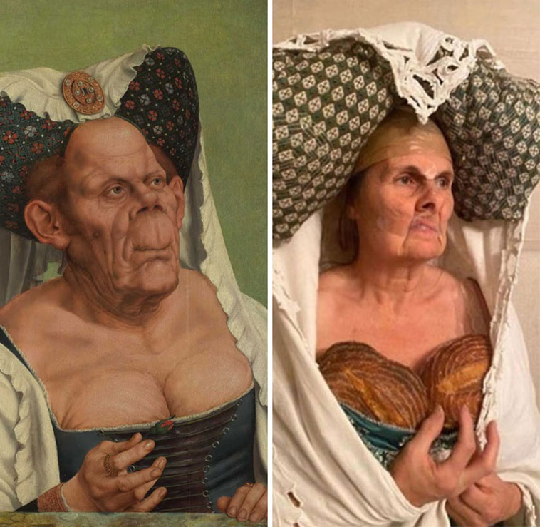 people are recreating paintings