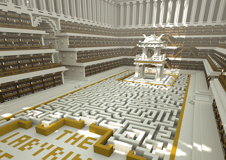 library in minecraft