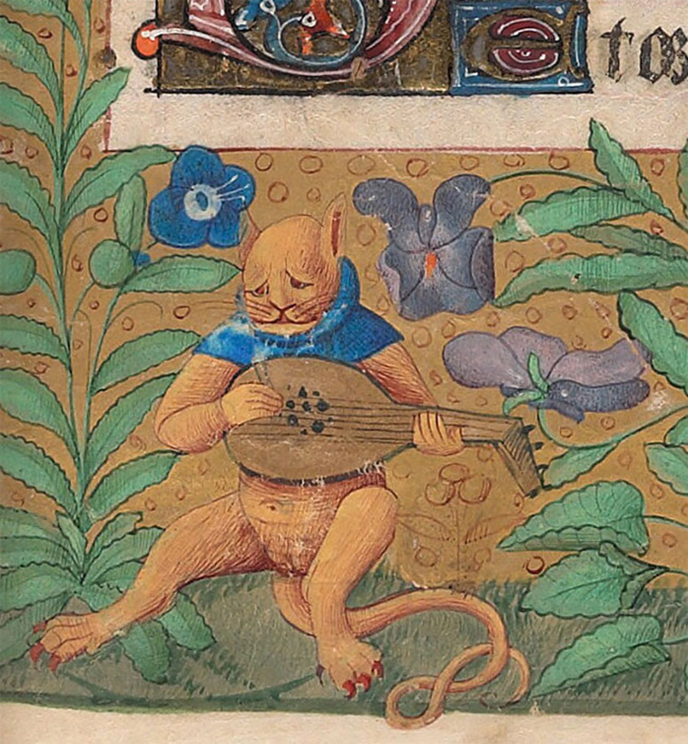 Ugly Medieval Paintings Of Cats