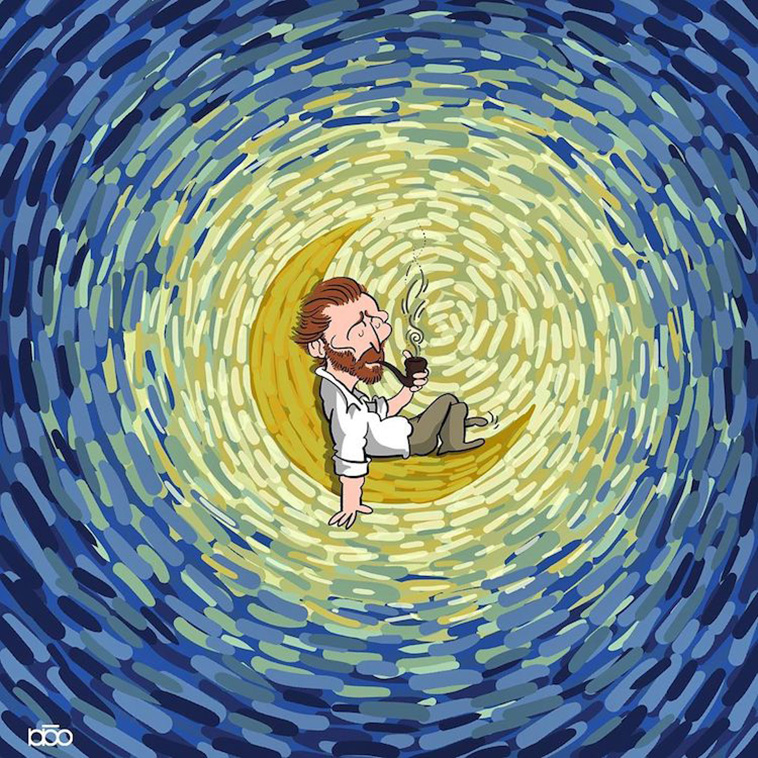 Van Gogh illustrations