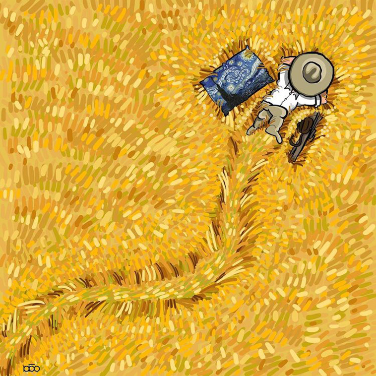 Van Gogh comics