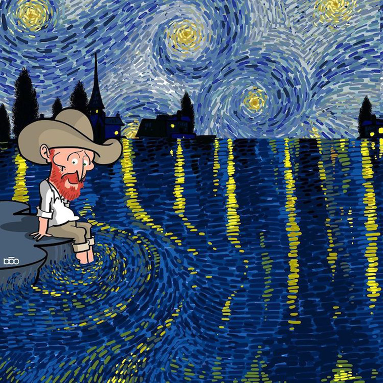 Van Gogh comics