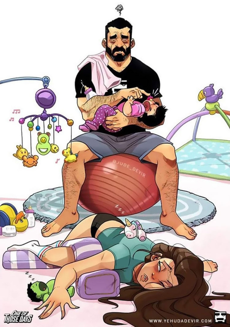 funny family life comics