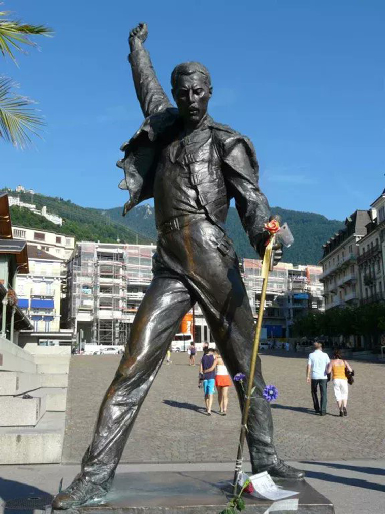 Freddie Mercury statue, Montreux, Switzerland