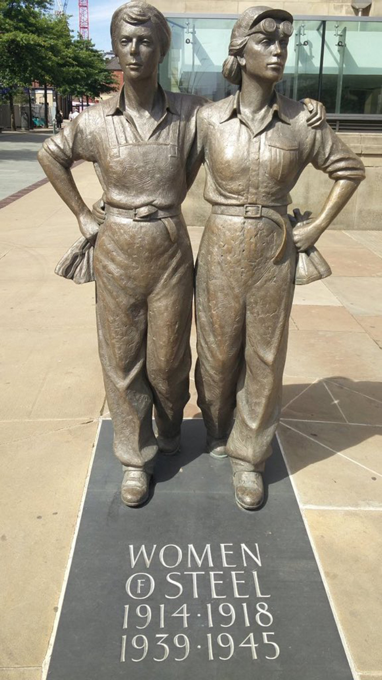Sheffield’s Women of Steel statue