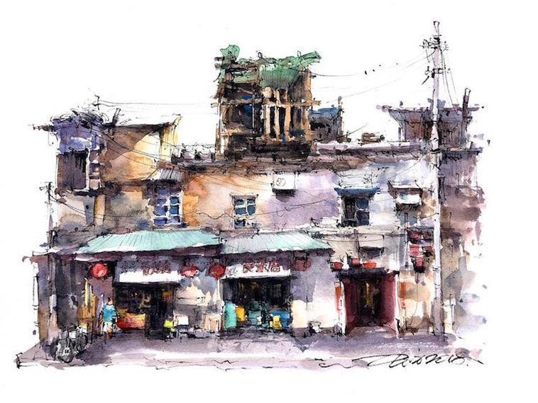 watercolor sketch 