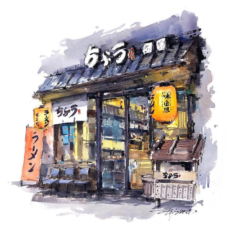 watercolor sketch paintings
