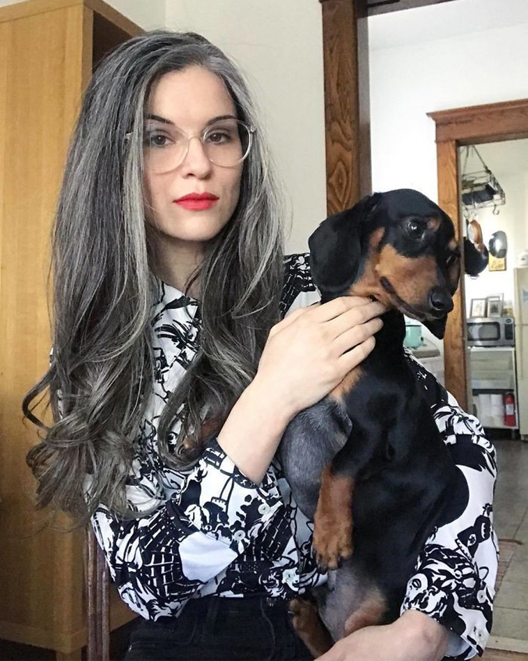 natural gray hair