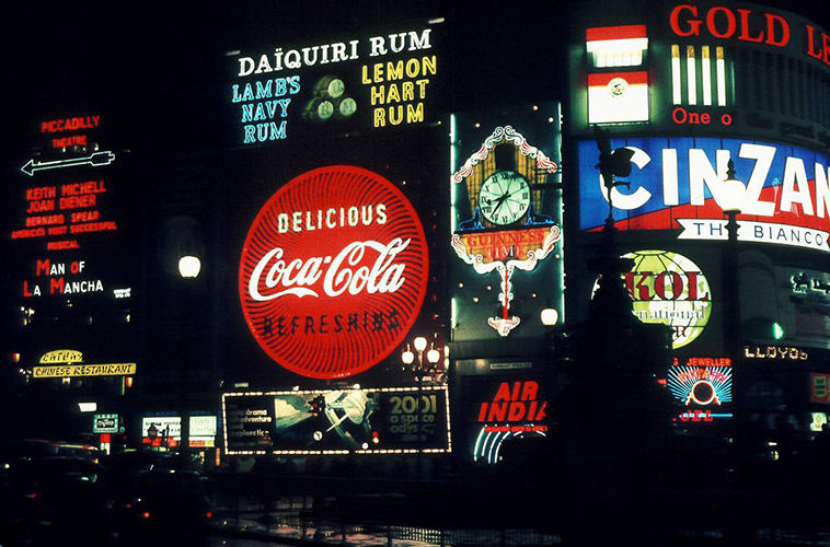 colour photographs london 1968