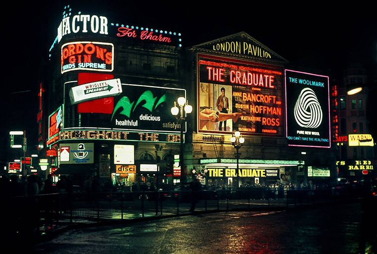colour photographs london 1968