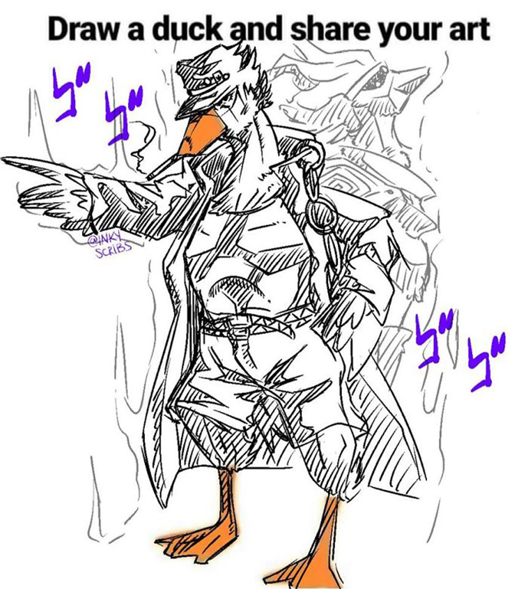 Drawing Duck