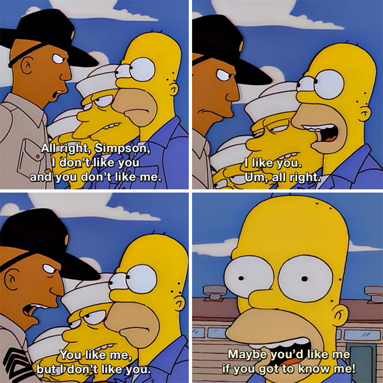 wholesome moments Simpsons