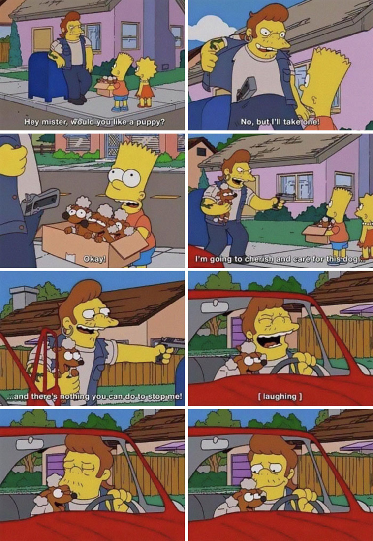 wholesome moments Simpsons