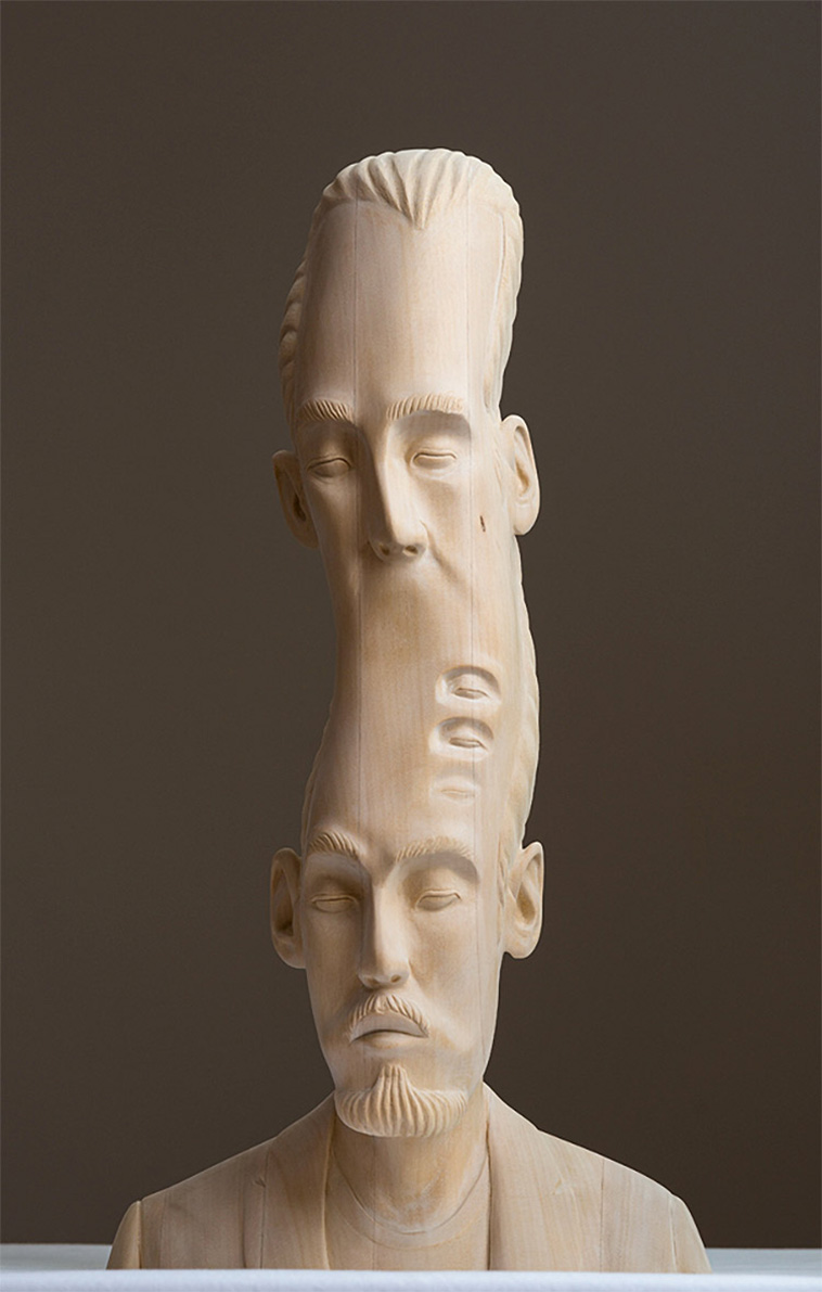 realistic wooden sculptures